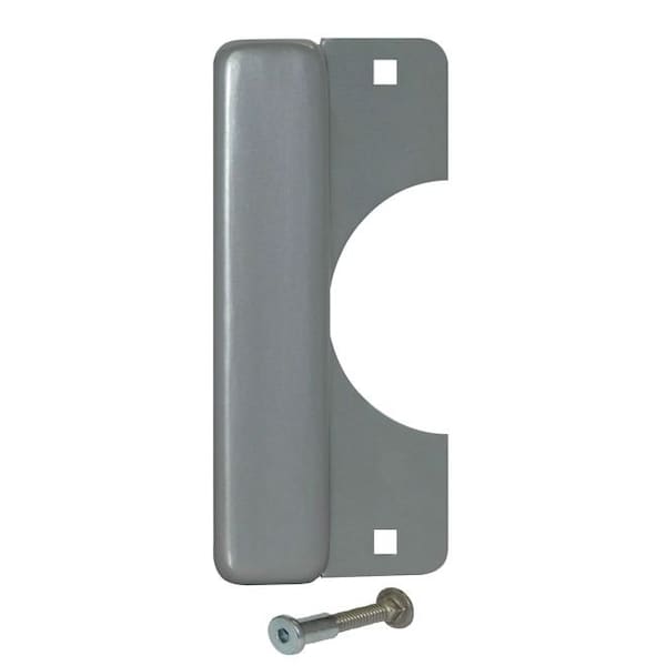 DonJo 31/2" x 8" Latch Protector with Lever Cutout for Electric Strikes with EBF Fasteners